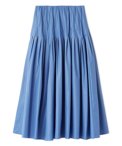 イレギュラータックフレアスカート