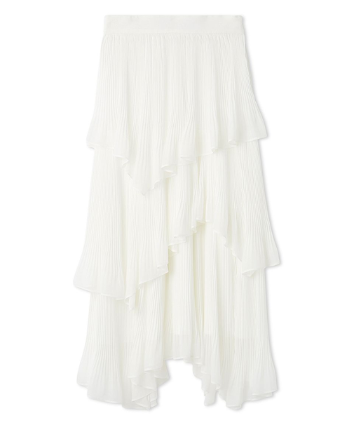 ランダムティアードシアープリーツスカート