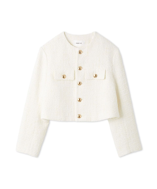 クロップドツイードジャケット