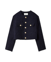 クロップドツイードジャケット