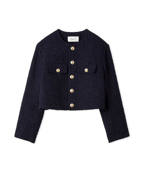 クロップドツイードジャケット