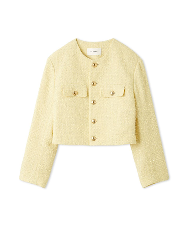 クロップドツイードジャケット