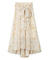 サッシュリボンフレアスカート