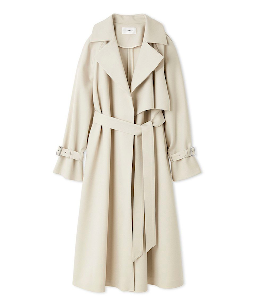 ラップトレンチコート