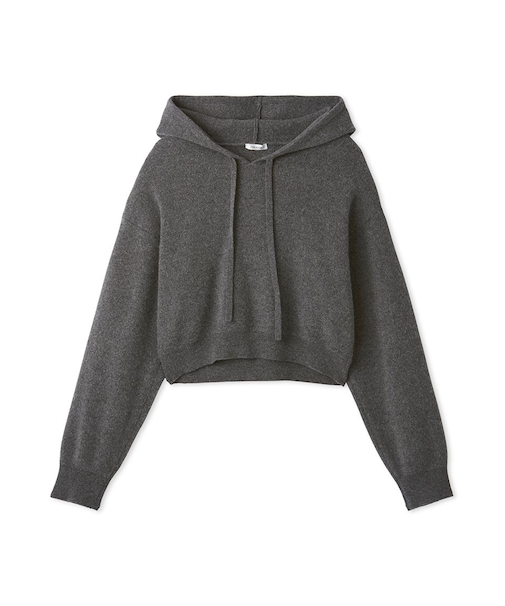 ハイゲージニットフーディー