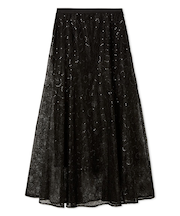 レースフレアスカート