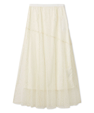 レースフレアスカート
