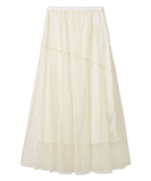 レースフレアスカート