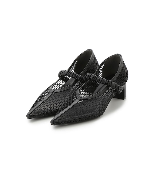 ポインテッドトゥメッシュサンダル