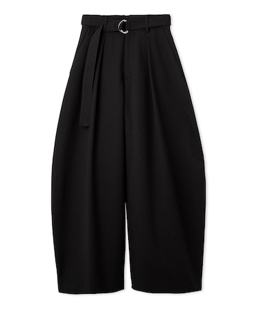 ワイドバレルレッグパンツ