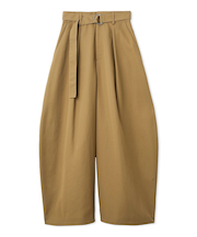 ワイドバレルレッグパンツ