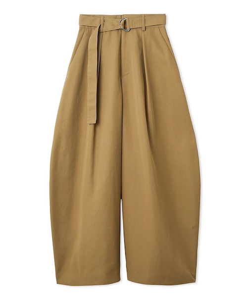 ワイドバレルレッグパンツ