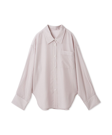 リラックスストライプシャツ