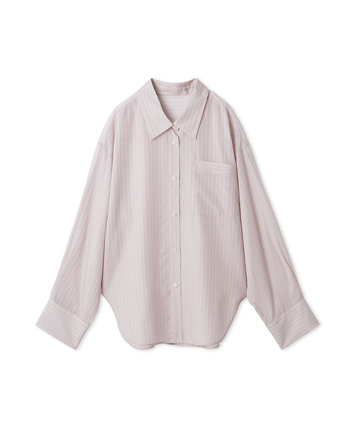 リラックスストライプシャツ
