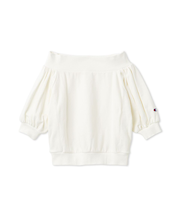 【FRAY I.D｜Champion】パフスリーブオフショルスウェット