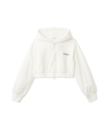 【FRAY I.D｜Champion】リバースウィーブショートフーディ