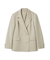 ダブルブレストシンプルジャケット／ウォッシャブル