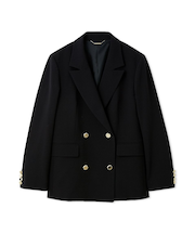 ダブルブレストシンプルジャケット／ウォッシャブル