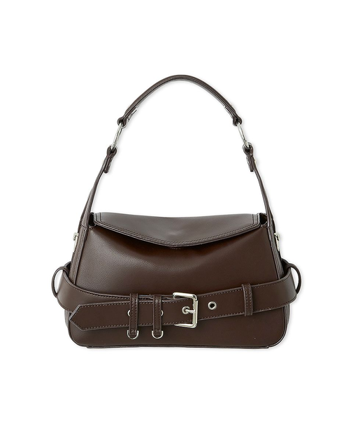 バックルデザインミドルバッグ