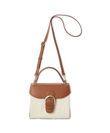 トラペーズフラップバックルバッグ