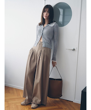 デザインタックワイドバギースラックス／ウォッシャブル