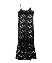 レーストリムマーメイドワンピース