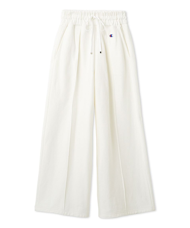 【FRAY I.D｜Champion】リバースウィーブタックワイドパンツ