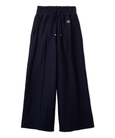 【FRAY I.D｜Champion】リバースウィーブタックワイドパンツ
