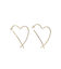 オープンハートモチーフピアス