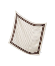 サテンシルクドットスカーフ