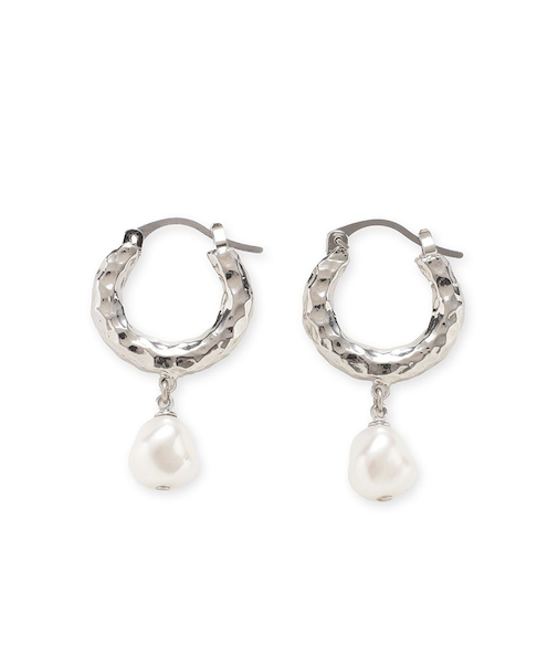 フープパールピアス