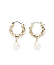 フープパールピアス