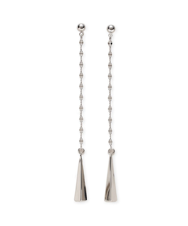 メタルバーチェーンピアス