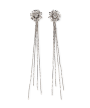 トゥインクルチェーン2wayフラワーピアス