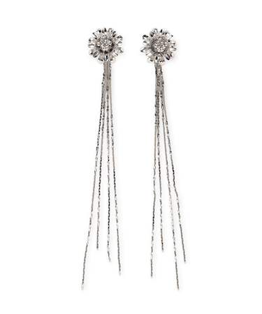 トゥインクルチェーン2wayフラワーピアス