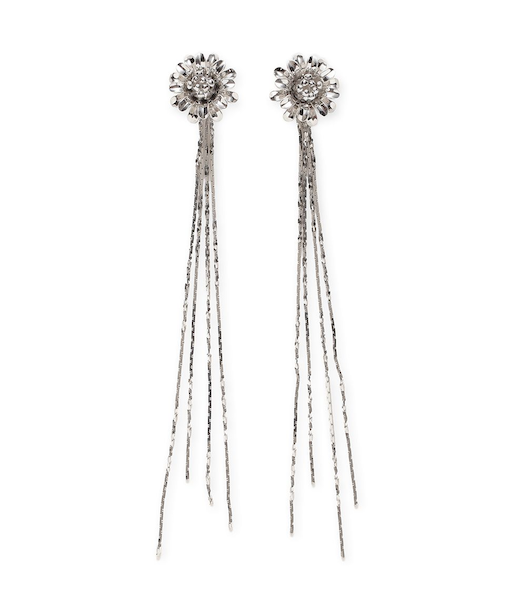 トゥインクルチェーン2wayフラワーピアス