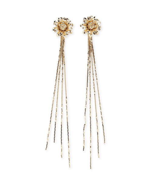 トゥインクルチェーン2wayフラワーピアス｜フレイアイディーの通販