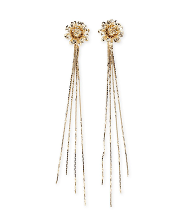 トゥインクルチェーン2wayフラワーピアス