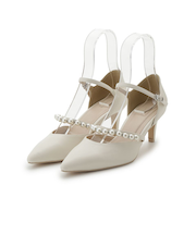 パールストラップパンプス