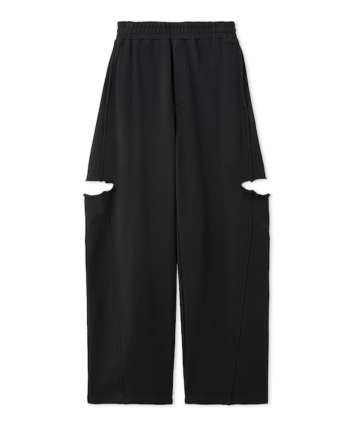 カットアウトスウェットパンツ