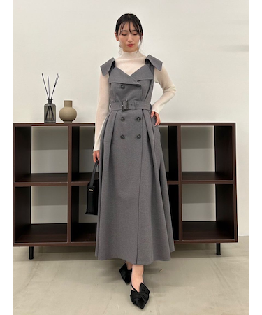 トレンチディテールワンピース