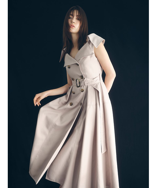 トレンチディテールワンピース