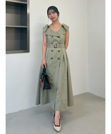 トレンチディテールワンピース