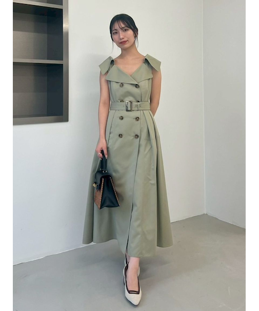 トレンチディテールワンピース