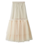 ボリュームギャザーチュールスカート