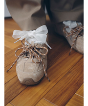 【MOHI】レースリボンスニーカー