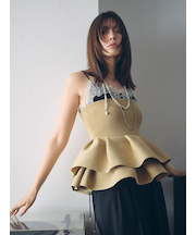 レーストリムキャミソール