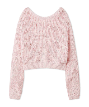 スラブコットンローゲージニット