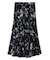 フラワープリントプリーツスカート