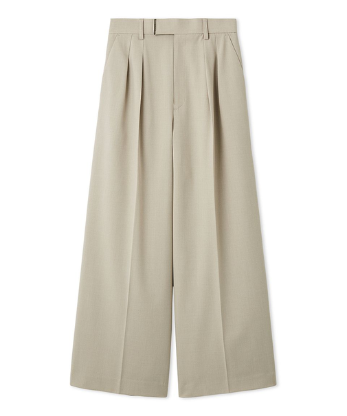 セミワイドストレートパンツ／ウォッシャブル